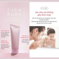 Sữa Rửa Mặt INVU Cica Pure Refresh Foam Cleanser 150ml - Chăm Sóc Da Nhạy Cảm, Làm Sạch Nhẹ Nhàng, Dưỡng Ẩm Rạng Ngời