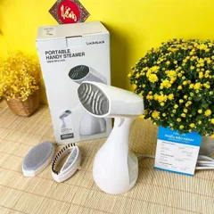 Bàn Là Hơi Nước Cầm Tay Lock&Lock ENI222 - 1500W Du Lịch Tiện Lợi, Khử Nhăn Nhanh, Bảo Hành Chính Hãng