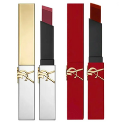 [ không hộp ] Combo Son Yves Saint Laurent YSL (Rouge Pur Couture The Slim Collector 77 Love Beyond Match Màu Hồng Đất Và The Slim Vỏ Đỏ 314 Màu Đỏ Đất) 