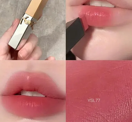 [ không hộp ] Combo Son Yves Saint Laurent YSL (Rouge Pur Couture The Slim Collector 77 Love Beyond Match Màu Hồng Đất Và The Slim Vỏ Đỏ 314 Màu Đỏ Đất) 