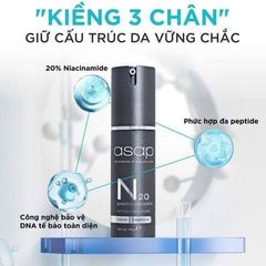 Serum Dưỡng Ẩm Asap N20 Peptide Complex Niacinamide - Làm Sáng Da, Giảm Nếp Nhăn, Dưỡng Ẩm, Làm Dịu Da Mặt