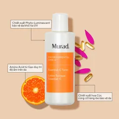 Murad Essential C Toner - Nước Hoa Hồng Vitamin C Làm Sáng Da, Mờ Thâm, Chống Oxy Hóa Cho Làn Da Rạng Rỡ