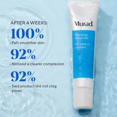 Kem Dưỡng Ẩm Murad Clarifying Water Gel 60ml - Phục Hồi Da Dầu, Căng Bóng, Chống Mụn, Dành Cho Da Nhờn