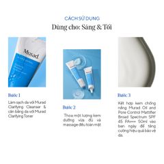 Kem Dưỡng Ẩm Murad Clarifying Water Gel 60ml - Phục Hồi Da Dầu, Căng Bóng, Chống Mụn, Dành Cho Da Nhờn