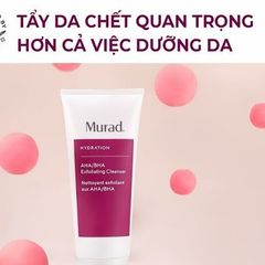Sữa Rửa Mặt Tẩy Tế Bào Chết Murad AHA BHA - Làm Sạch Da, Giảm Mụn, Dầu Nhờn, Làm Sáng Mịn Da - Sản Phẩm Chăm Sóc Da Chất Lượng Cao