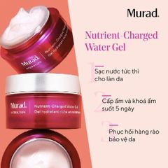 Kem Dưỡng Ẩm Murad Nutrient Charged Water Gel - Tinh Chất Phục Hồi, Tái Tạo & Làm Mịn Da, Cấp Nước Chất Lượng Cao