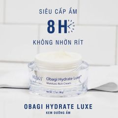 Kem Dưỡng Ẩm OBAGI Hydrate Luxe Moisture Rich Cream - Phục Hồi Tái Tạo Chuyên Sâu, Giúp Da Mịn Màng