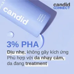 CANDID AHA & PHA Gel Exfoliant Tẩy Tế Bào Chết Làm Sáng Mịn Da, Cân Bằng Da, Thông Thoáng Lỗ Chân Lông - Dưỡng Ẩm Sâu Chăm Sóc Da Mặt