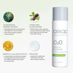 Sữa Rửa Mặt Asap C2O Cream To Oil - Dưỡng Ẩm, Làm Sạch Sâu, Dịu Nhẹ, Loại Bỏ Trang Điểm, Sáng Da, Cho Làn Da Khỏe Mạnh
