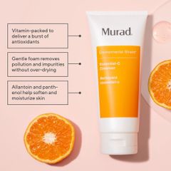 Sữa Rửa Mặt Murad Essential C - Vitamin C Phục Hồi, Làm Sạch Sâu, Chống Oxy Hóa, Làm Sáng Da, Mờ Thâm