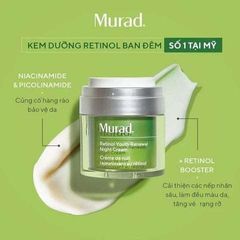 Kem Dưỡng Ẩm Chống Lão Hóa Murad Retinol Youth Renewal Cream - Làm Mờ Nếp Nhăn, Da Săn Chắc, Mịn Màng, Dưỡng Ẩm Hiệu Quả