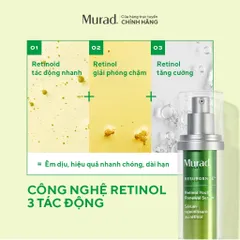 Serum Chống Lão Hóa Murad Retinol Youth Renewal - Làm Mờ Nếp Nhăn, Săn Chắc Da, Trẻ Hóa Da, Tinh Chất Chất Lượng Cao