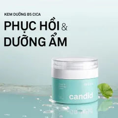 Kem Dưỡng Ẩm CANDID B5 Cica Repair & Soothing Cream 50ML - Làm Dịu, Phục Hồi Da Khô, Tái Tạo Đàn Hồi Da Mịn Màng