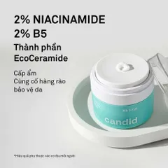 Kem Dưỡng Ẩm CANDID B5 Cica Repair & Soothing Cream 50ML - Làm Dịu, Phục Hồi Da Khô, Tái Tạo Đàn Hồi Da Mịn Màng