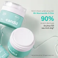 Kem Dưỡng Ẩm CANDID B5 Cica Repair & Soothing Cream 50ML - Làm Dịu, Phục Hồi Da Khô, Tái Tạo Đàn Hồi Da Mịn Màng