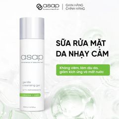 Sữa Rửa Mặt Asap Gentle Cleansing Gel - Giảm Dầu Nhờn, Chống Oxy Hóa, Dưỡng Ẩm, Phục Hồi Da - Sản Phẩm Chăm Sóc Da Mặt Dịu Nhẹ