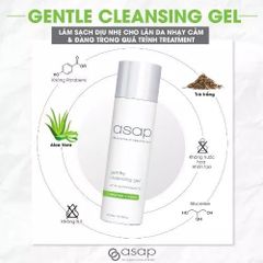 Sữa Rửa Mặt Asap Gentle Cleansing Gel - Giảm Dầu Nhờn, Chống Oxy Hóa, Dưỡng Ẩm, Phục Hồi Da - Sản Phẩm Chăm Sóc Da Mặt Dịu Nhẹ