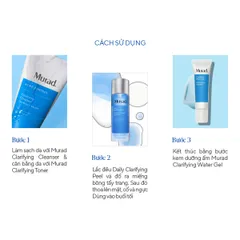 Murad Daily Clarifying Peel 95ml - Tẩy Da Chết Hóa Học, Làm Sạch Sâu, Giảm Mụn, Sáng Da Cho Làn Da Khỏe Mạnh