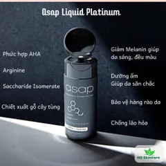 Tinh Chất AHA Asap Liquid Platinum - Serum Dưỡng Da, Làm Sáng, Tẩy Da Chết, Kích Thích Collagen, Phục Hồi Da Khỏe Mạnh