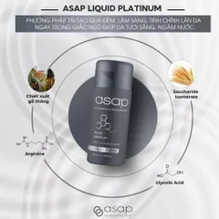 Tinh Chất AHA Asap Liquid Platinum - Serum Dưỡng Da, Làm Sáng, Tẩy Da Chết, Kích Thích Collagen, Phục Hồi Da Khỏe Mạnh