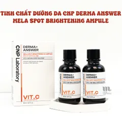 Tinh Chất Làm Sáng Da CNP Derma Answer Mela Spot - Ampule Vitamin C Giúp Cải Thiện Tàn Nhang và Đốm Nâu, Làm Sáng Da Vượt Trội
