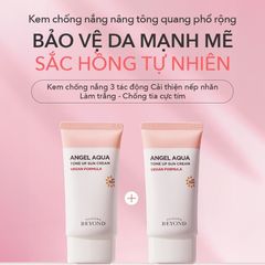 Kem Chống Nắng Angel Aqua Tone-up SPF50 - Kem Lót Nâng Tông Tự Nhiên Dưỡng Ẩm - Chống Nắng Hiệu Quả, Da Hồng Rạng Rỡ
