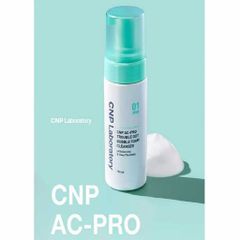 CNP AC-Pro Bubble Foam Cleanser 150ml - Sữa Rửa Mặt Dạng Bọt Làm Sạch Sâu, Giảm Mụn, Thích Hợp Với Da Nhạy Cảm