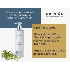 Sữa Rửa Mặt Tràm Trà KB Pure - Kháng Khuẩn, Ngừa Mụn, Dưỡng Ẩm, Phù Hợp Mọi Loại Da, Giúp Làm Sạch Và Tẩy Trang 2in1