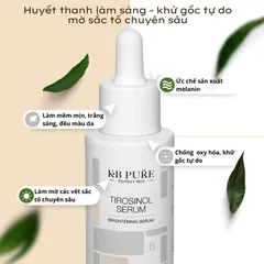 KB Pure Tirosinol Serum - Tinh Chất Làm Sáng Da, Giảm Thâm Nám, Mờ Sắc Tố cho Tất Cả Loại Da, 30ML