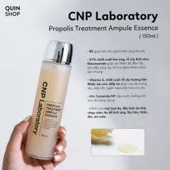 CNP Nước Thần Keo Ong Propolis Treatment Ampule Essence - Làm Mềm Da, Chống Oxy Hóa, Phục Hồi Da Mặt