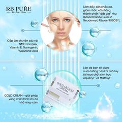 KB PURE GOLD CREAM - Kem Dưỡng Ẩm Chống Lão Hóa Cho Da Khô, Phục Hồi & Tăng Cường Độ Ẩm, 50ML