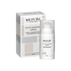 KB Pure Phyto Whitening Cream - Kem Dưỡng Trắng Da Tái Tạo, Giảm Thâm Nám, Chất Lỏng 30ml Cho Da Nhạy Cảm
