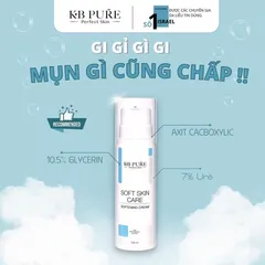 KB PURE Kem Ủ Mụn Soft Skin Care 250ML - Giảm Mụn, Làm Dịu & Mềm Da Cho Mọi Loại Da - Chăm Sóc Da Đặc Biệt