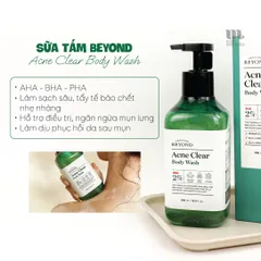 Sữa Tắm Ngừa Mụn Lưng & Cơ Thể Beyond Acne Clear Body Wash - Chăm Sóc Da Mịn Màng, Làn Da Sạch Sẽ, Giảm Mụn Hiệu Quả