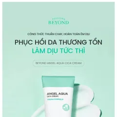 Kem Dưỡng Ẩm Thuần Chay BEYOND Angel Aqua Cica Cream - Làm Dịu, Phục Hồi và Giảm Kích Ứng Da Nhạy Cảm