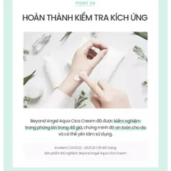Kem Dưỡng Ẩm Thuần Chay BEYOND Angel Aqua Cica Cream - Làm Dịu, Phục Hồi và Giảm Kích Ứng Da Nhạy Cảm