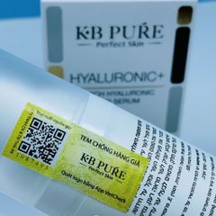 KB Pure Hyaluronic Acid Serum 3ml - Tinh Chất Dưỡng Ẩm Siêu Cấp, Phục Hồi Da Khô, Da Nhạy Cảm, Vitamin E & Chiết Xuất Vanilla