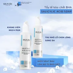 Xà phòng Tẩy Tế Bào Chết KB Pure Salicylic Acid 250ml - Giảm Mụn, Làm Sạch Sâu và Tái Tạo Da Cơ Thể