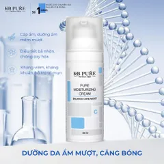 KB PURE Kem Dưỡng Ẩm Giảm Dầu Nhờn - Dưỡng Ẩm, Phục Hồi Cho Da Nhạy Cảm, Giảm Mụn, Cân Bằng Da, 50ML