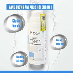 KB PURE Kem Dưỡng Ẩm Giảm Dầu Nhờn - Dưỡng Ẩm, Phục Hồi Cho Da Nhạy Cảm, Giảm Mụn, Cân Bằng Da, 50ML