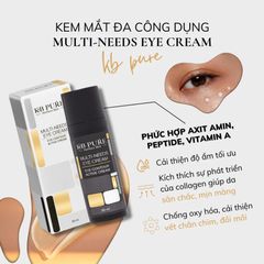 Kem Dưỡng Mắt KB PURE 30ml - Làm Mờ Vết Chân Chim, Giảm Thâm Quầng, Ngừa Lão Hóa - Dưỡng Ẩm & Săn Chắc Da Mềm Mại