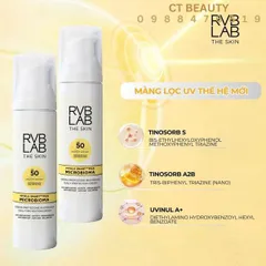 Kem Dưỡng Chống Nắng RVB LAB THE SKIN SPF50 - Bảo Vệ Da, Chống Lão Hóa, Giữ Ẩm, Dùng Làm Lớp Nền Trang Điểm