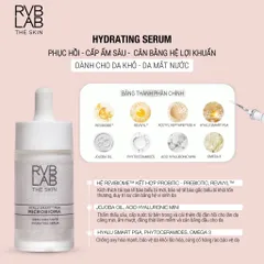 RVB LAB THE SKIN Huyết Thanh Cấp Ẩm Sâu 30ml - Tinh Chất Phục Hồi Da Khô, Duy Trì Độ Ẩm và Tăng Độ Đàn Hồi