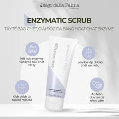 DIEGO DALLA PALMA Enzymatic Scrub Tẩy Tế Bào Chết Dịu Nhẹ 75ml - Giải Độc, Làm Sáng Da, Phù Hợp Mọi Loại Da