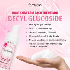 Bọt Vệ Sinh Phụ Nữ Femfresh Foam Wash 150ml - Sạch Dịu Nhẹ, Hỗ Trợ Cân Bằng Vi Sinh Vùng Kín, Bảo Vệ Gấp 3 Lần
