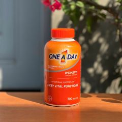 Viên uống vitamin tổng hợp One A Day cho phụ nữ dưới 50 tuổi - Hỗ trợ sức khỏe, tăng cường miễn dịch, 300 viên từ Bayer Mỹ