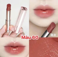 Set son Lancome idole mini butterglow 2 cây son dưỡng (Màu 10 hồng tự nhiên y màu dior 01 + Màu 60 đỏ ) 326101