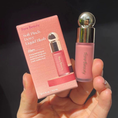 Má hồng Rare Beauty Soft Pinch Dewy Liquid Blush 3.2ml - Wonder, Trang Điểm Dưỡng Ẩm, Tươi Tắn, Phù Hợp Mọi Loại Da