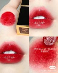 Son Tom Ford 16 Matte Scarlet Rouge - Son Môi Đỏ Sang Trọng, Độ Bền Màu Cao, Chất Matte Mềm Mịn, Phong Cách Thời Trang