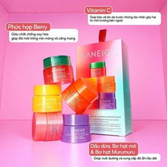 Set mặt nạ ngủ môi Laneige Midnight Minis - Dưỡng ẩm và tái sinh môi trong giấc ngủ, sản phẩm làm đẹp hoàn hảo cho phái nữ.